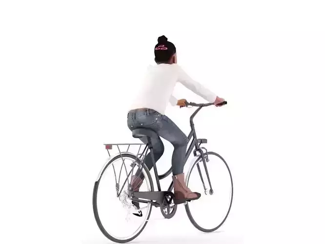 Samantha girl riding bicycle