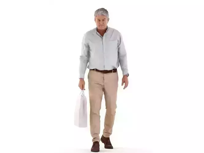 Richard posed 5 3D model