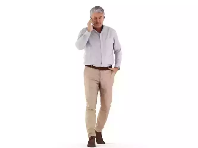 Richard posed 4 3D model