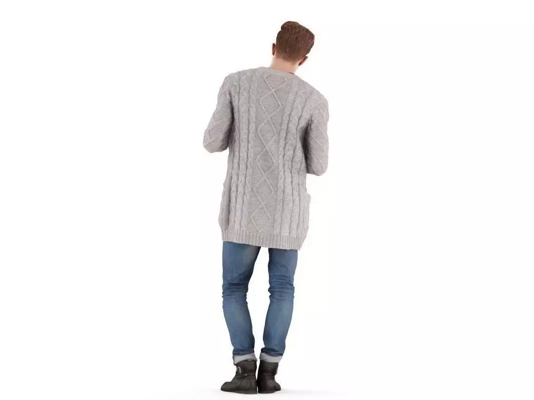 Oliver posed 3 3D model_2