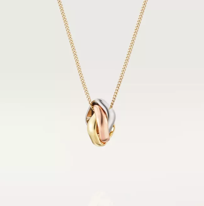 Trinity pendant cushion shaped small 3D print model