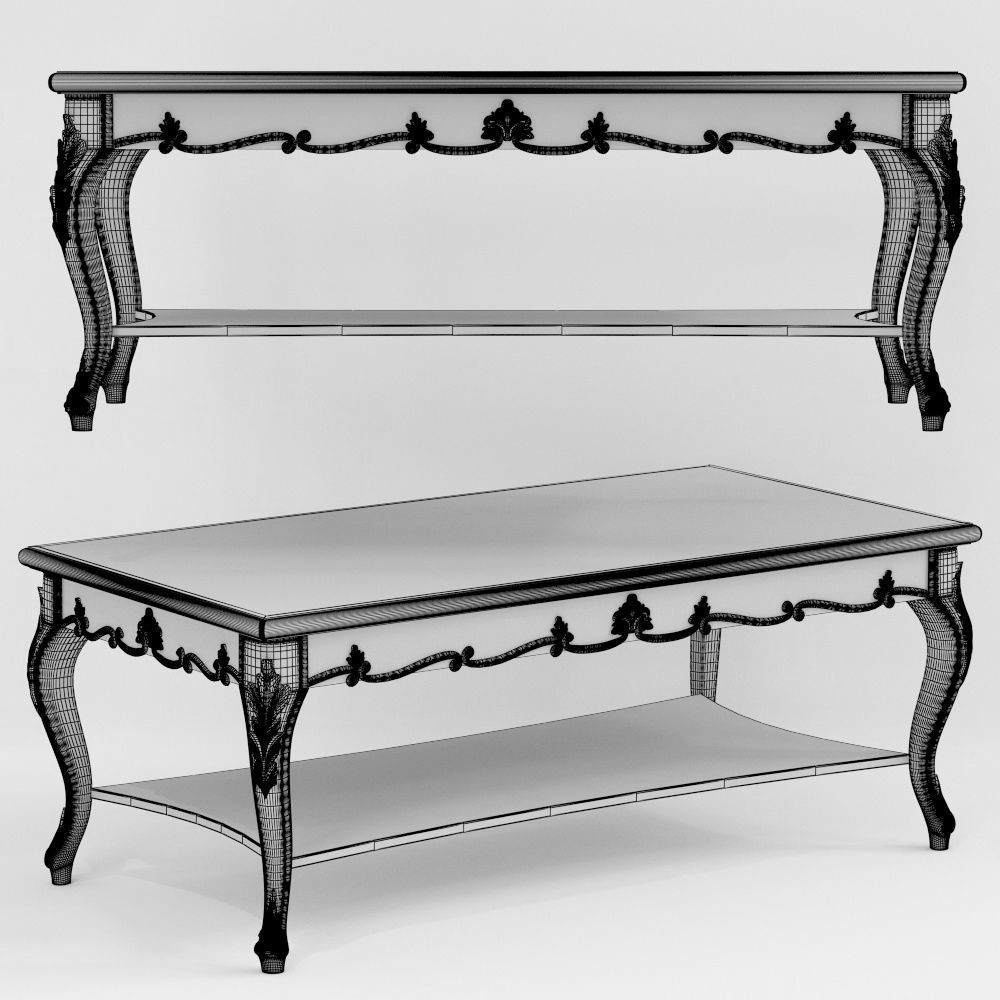 Seven Sedie Phyllon Small table 3D model_1