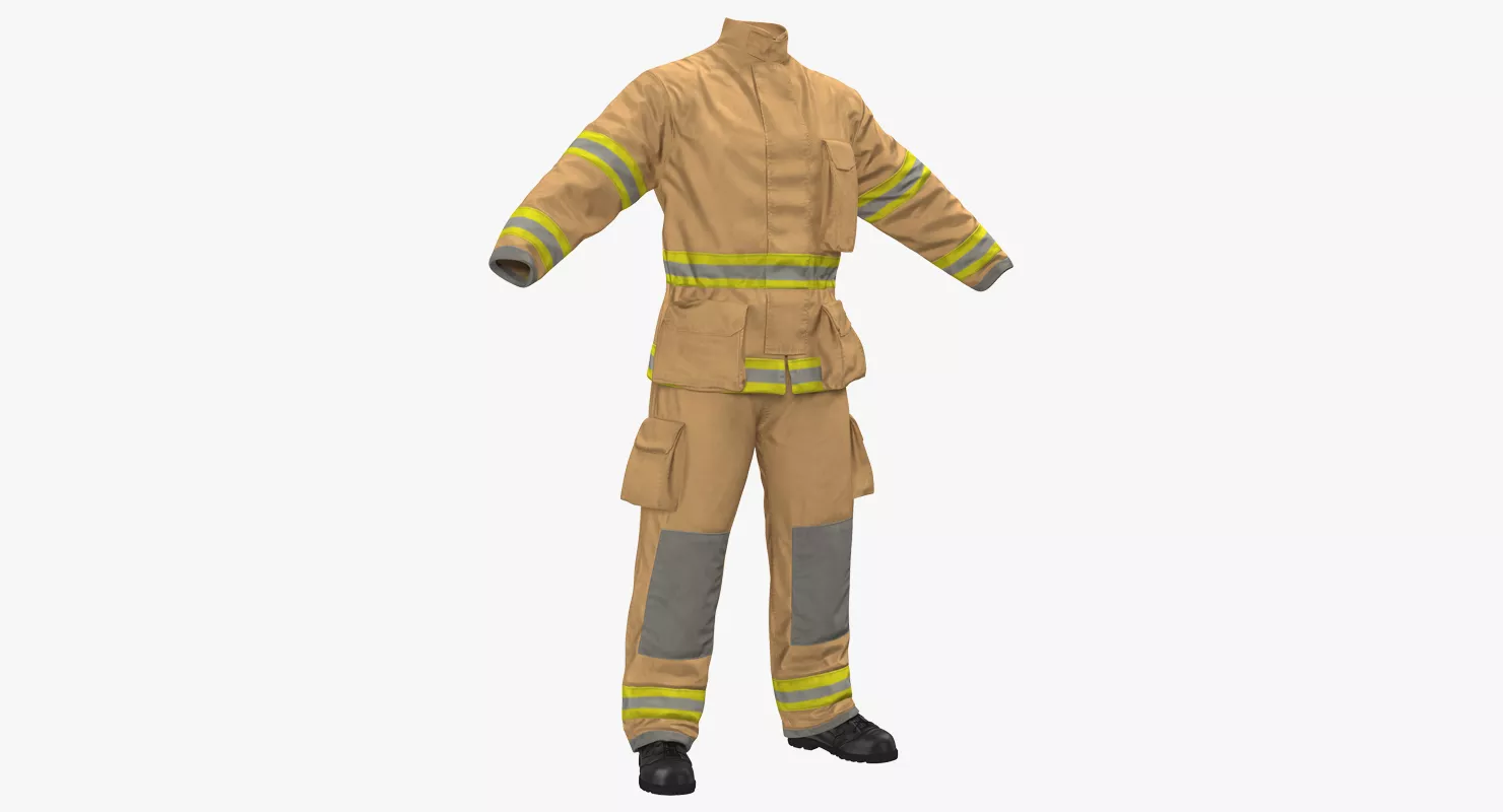 Firefighter Uniform 2 3D model