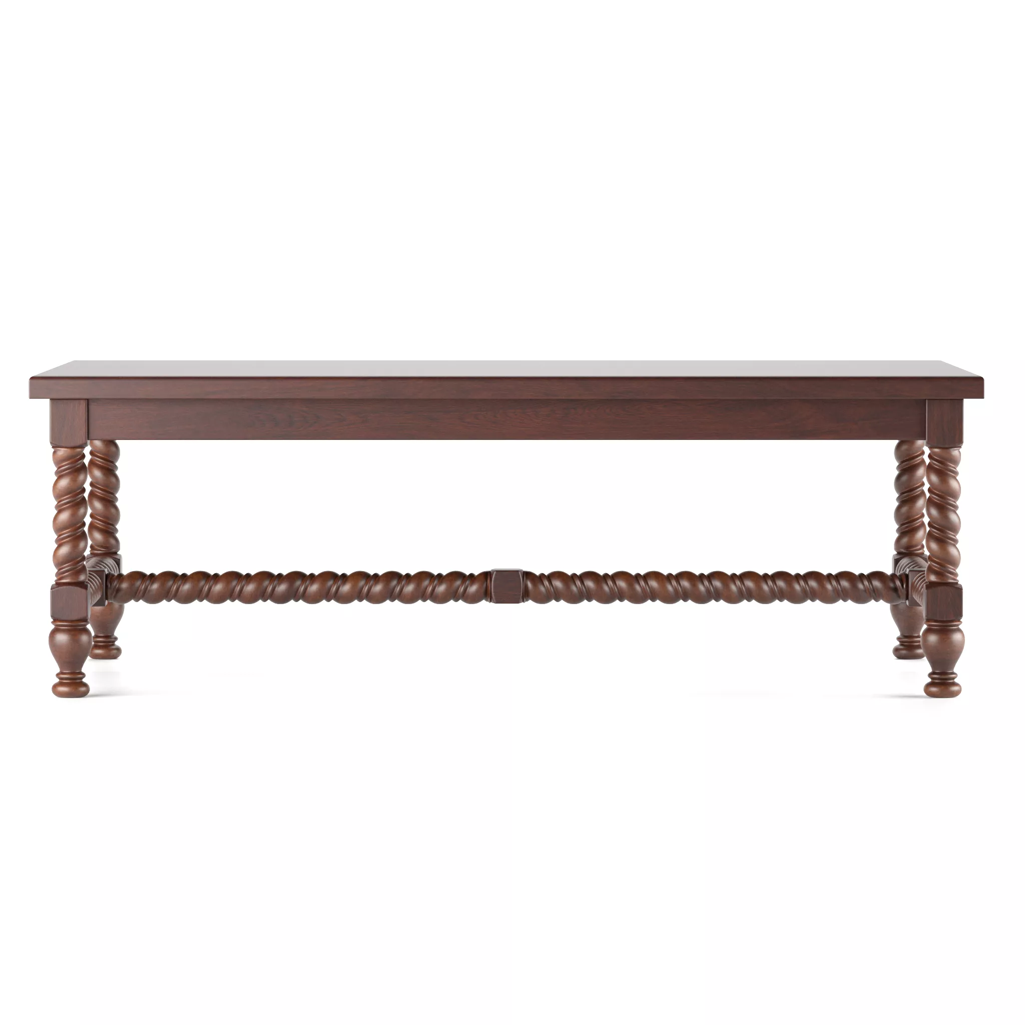 Pottery Barn Barley Rectangular Coffee Table 3D model