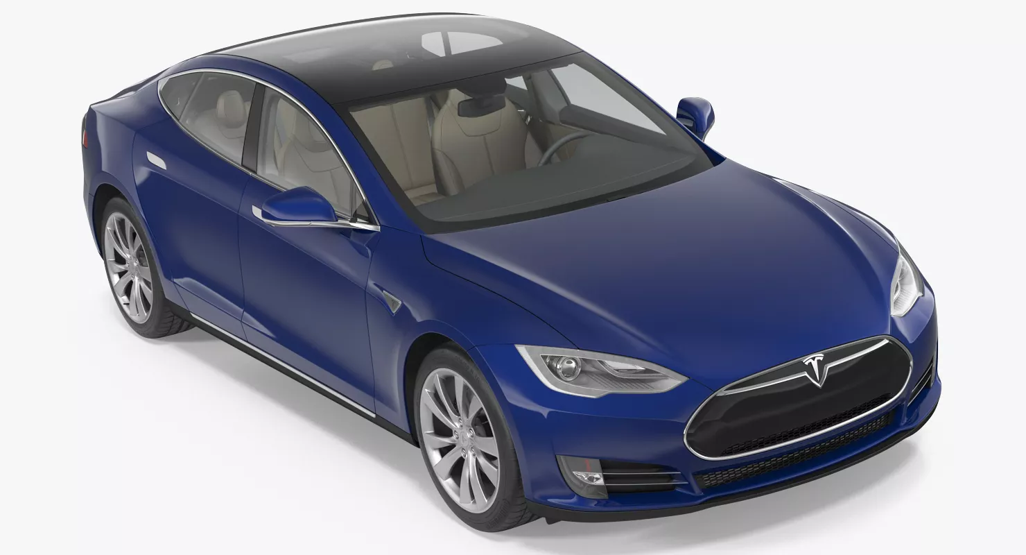 Tesla Model S 75D 2015 3D model