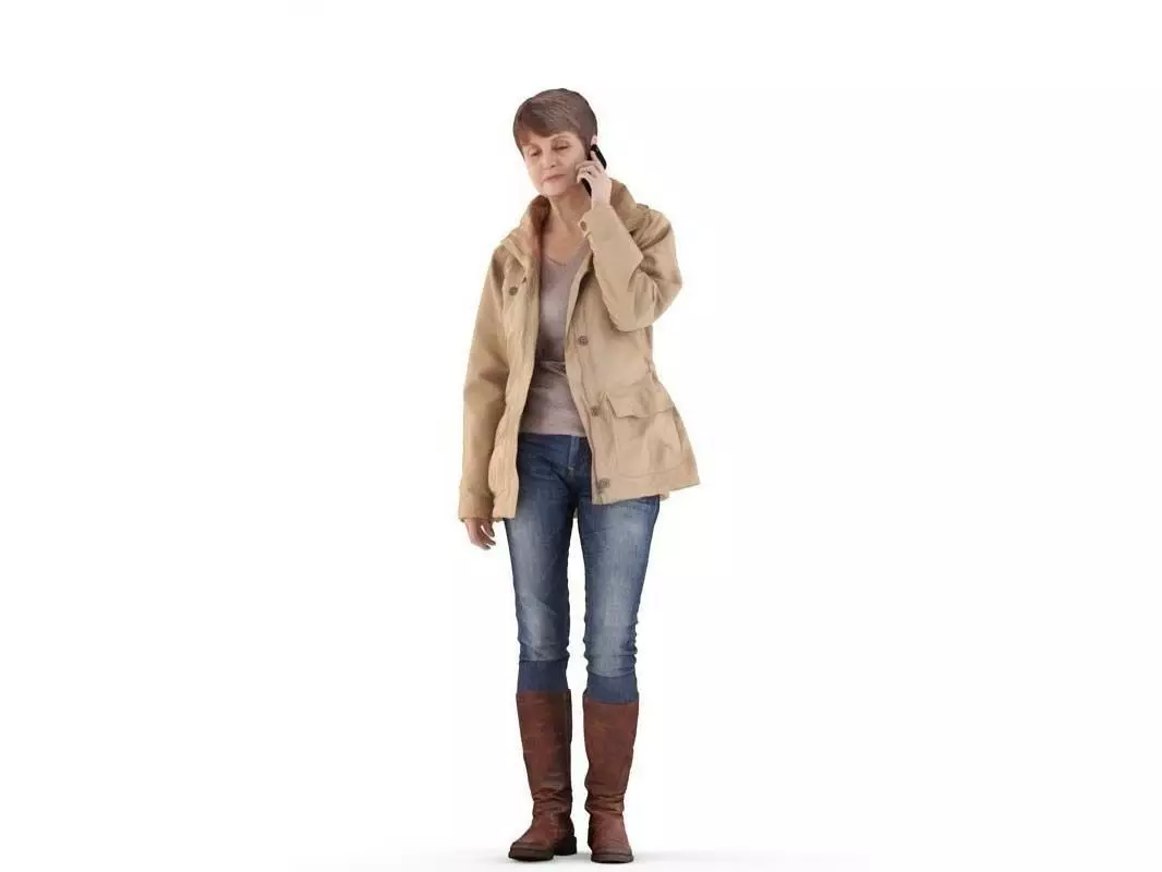 Helen posed 4 3D model