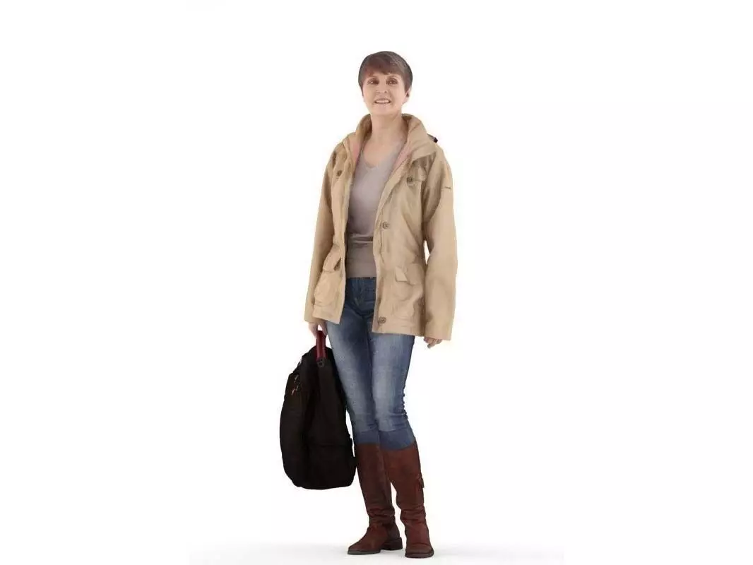 Helen posed 2 3D model
