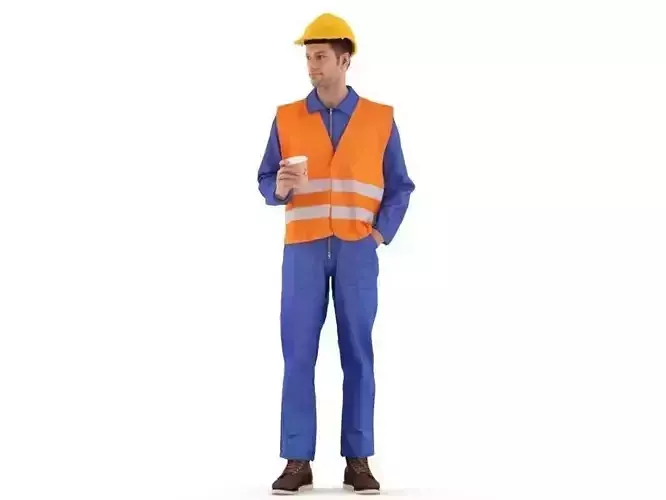 Eric posed 4 3D model