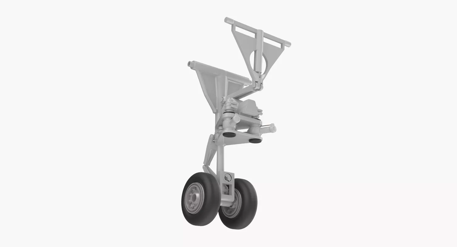 Boeing Front Landing Gear 3D model