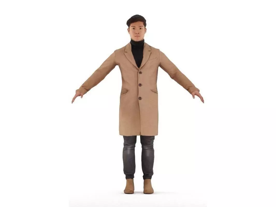 Toshiro rigged 2 3D model_0