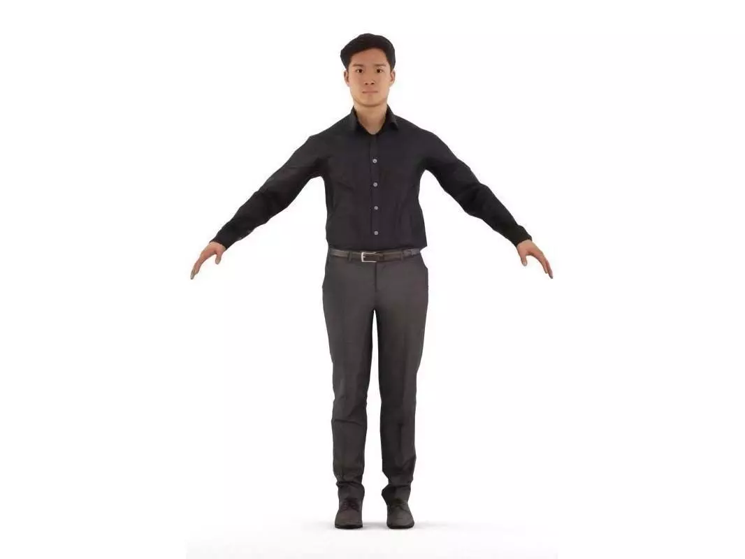 Toshiro rigged 1 3D model_0