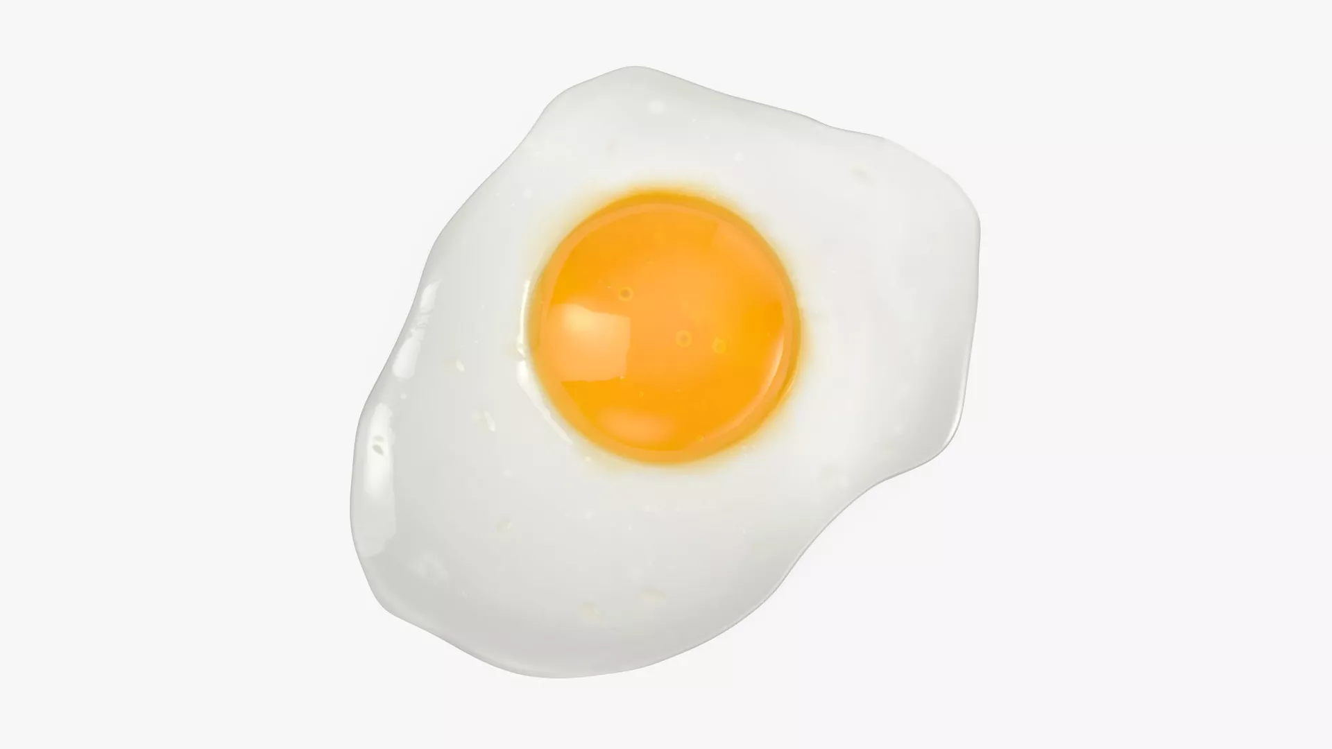 Fried Eggs 03 Low-poly 3D model