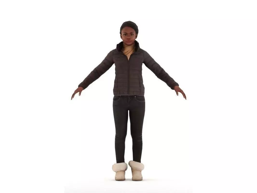 Sydney rigged 3 3D model