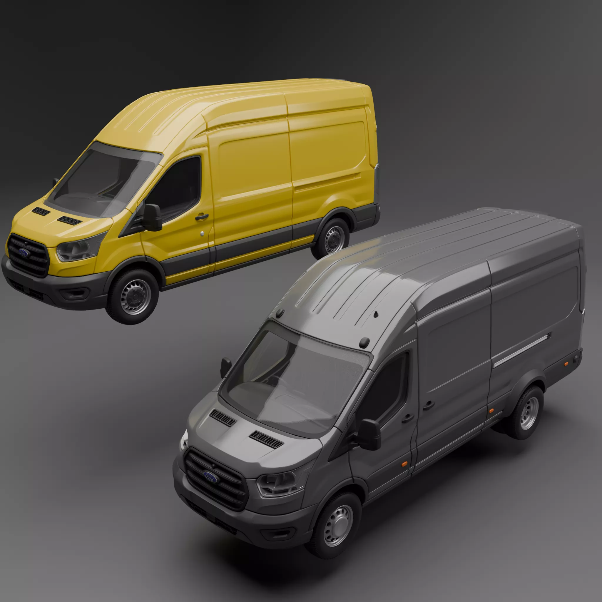 Ford Transit 2023 3D print model