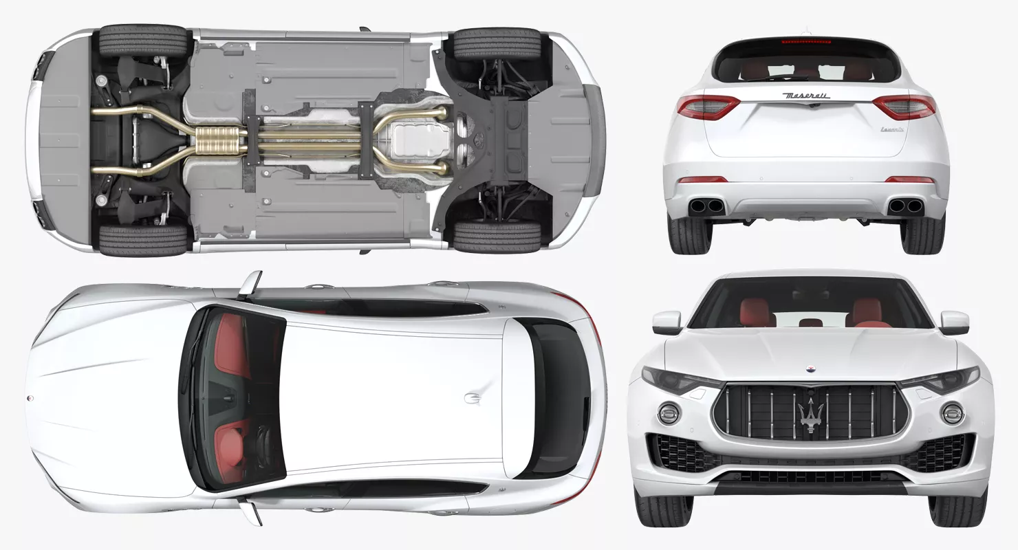 Maserati Levante 2017 3D model