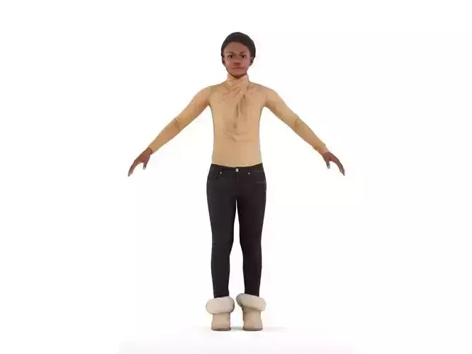 Sydney rigged 2 3D model