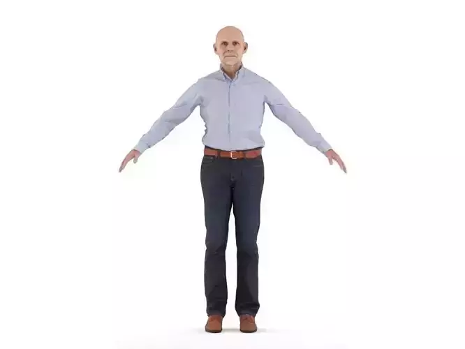 Stephen rigged 2 3D model
