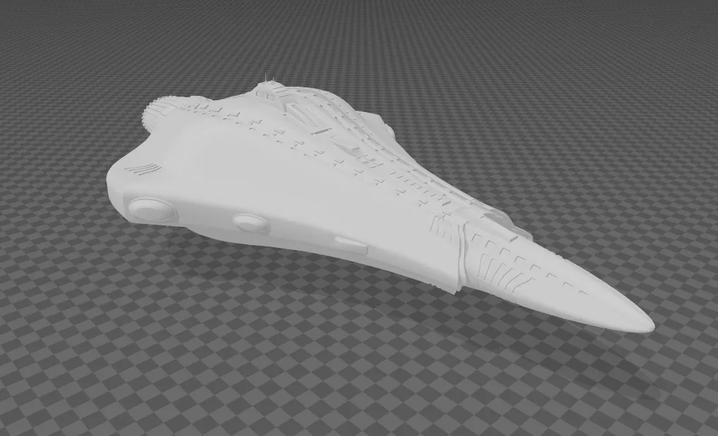 Voth City ship 3D print model