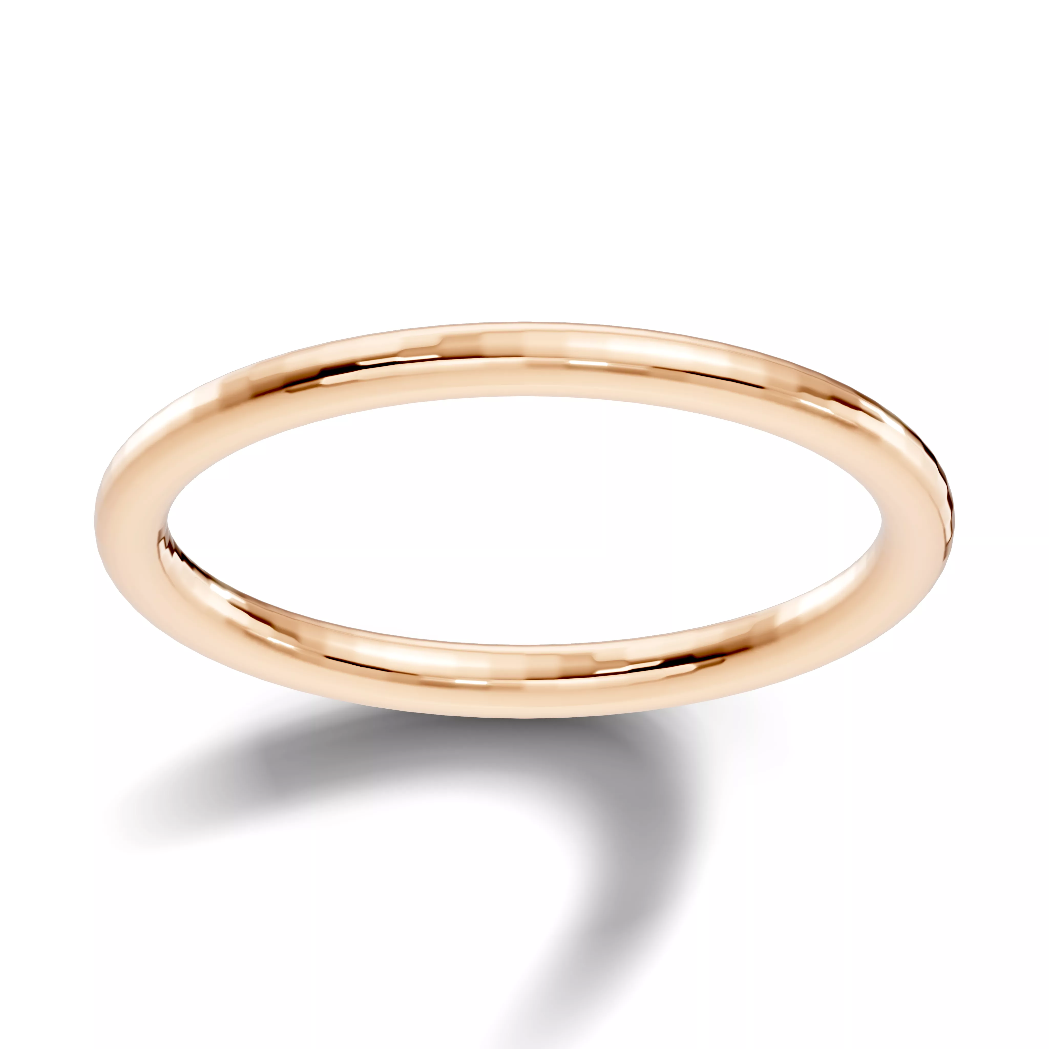 Plain Gold Wedding Band Ring 3D print model