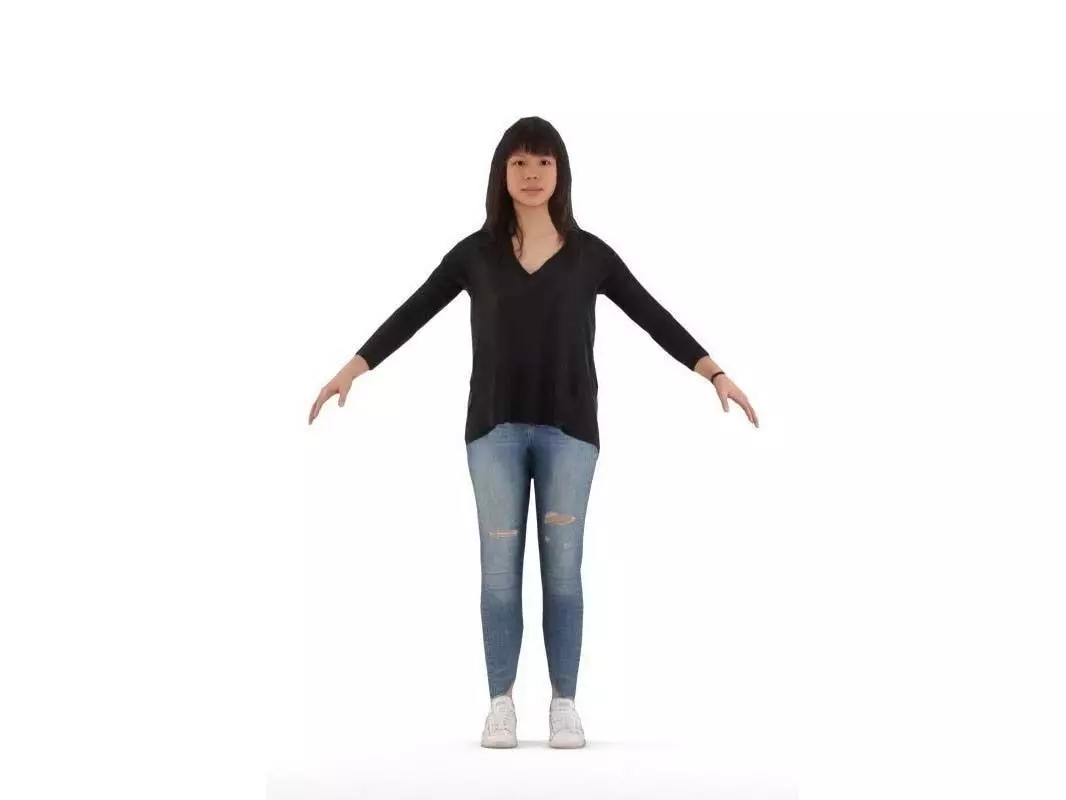 Sheila rigged 5 3D model_0