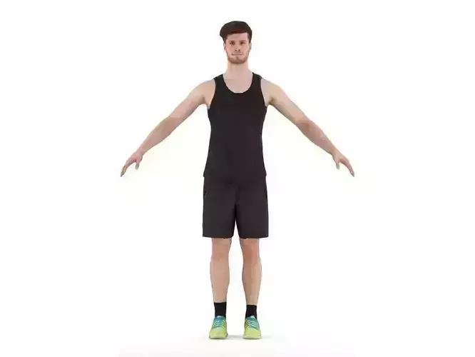 Scott rigged  3D model
