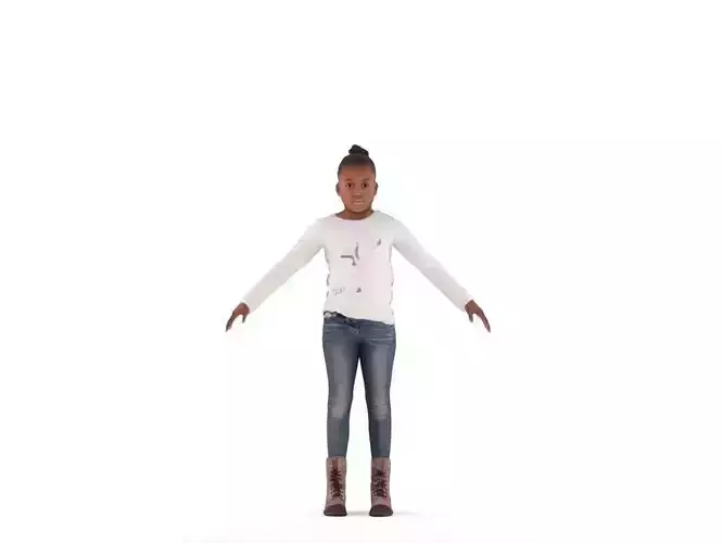 Samantha rigged 1 3D model