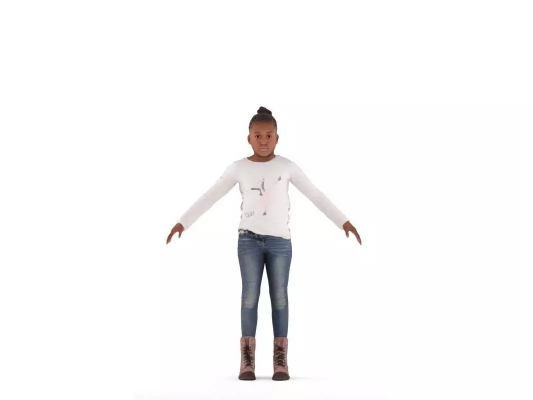 Samantha rigged 1 3D model