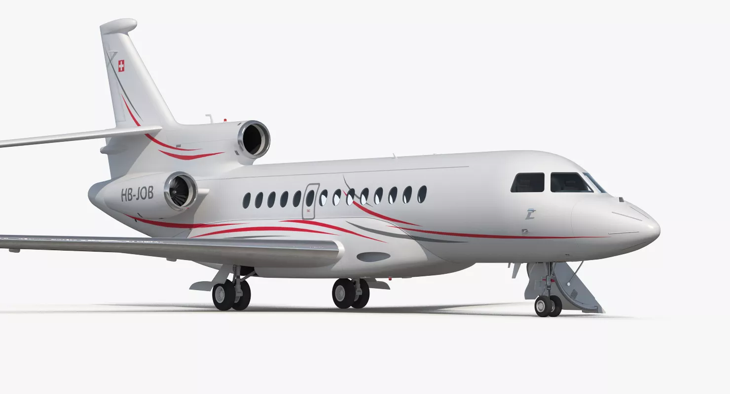 Dassault Falcon 7X 3D model