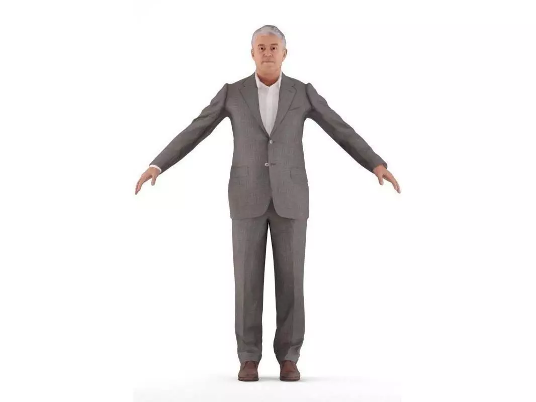 Richard rigged 2 3D model_0