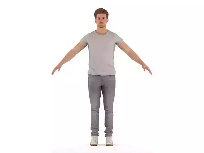 Michael rigged 4 3D model