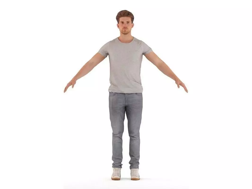 Michael rigged 4 3D model_0