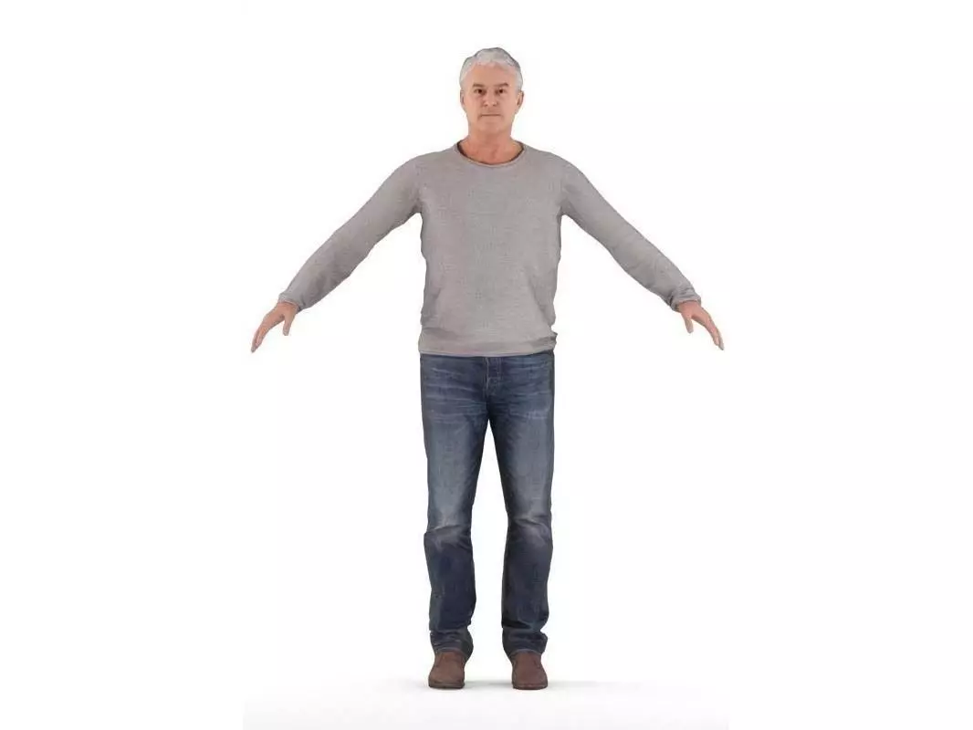 Richard rigged 1 3D model_0