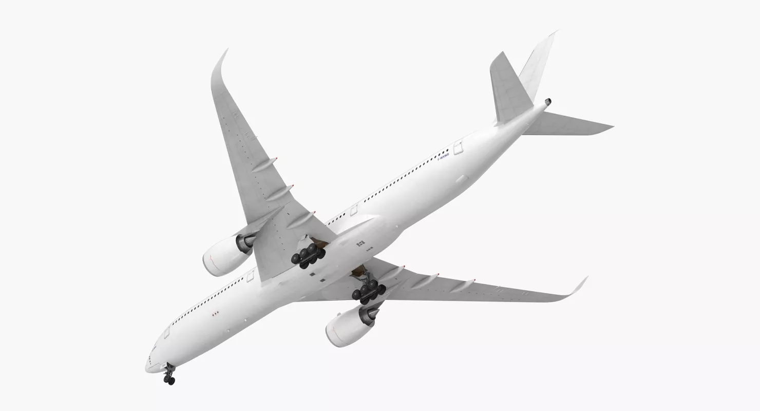 Airbus A350 1000 Generic Rigged 3D model