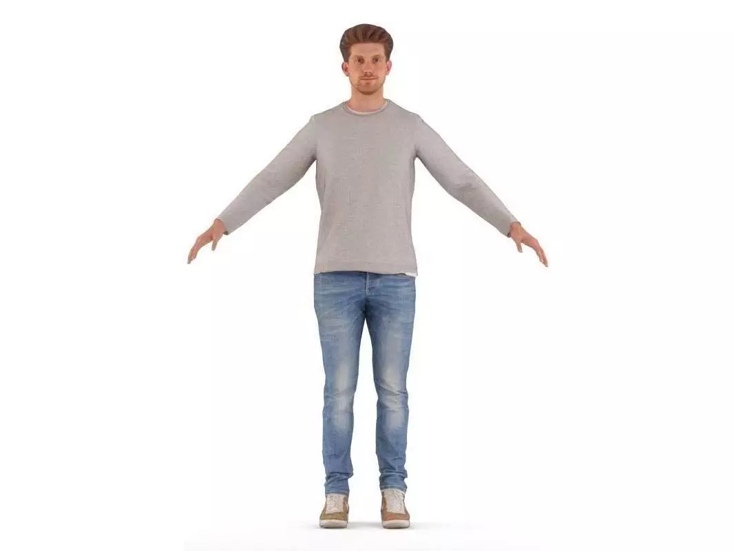 Michael rigged 3 3D model_0