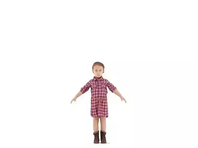 Liz rigged 2 3D model