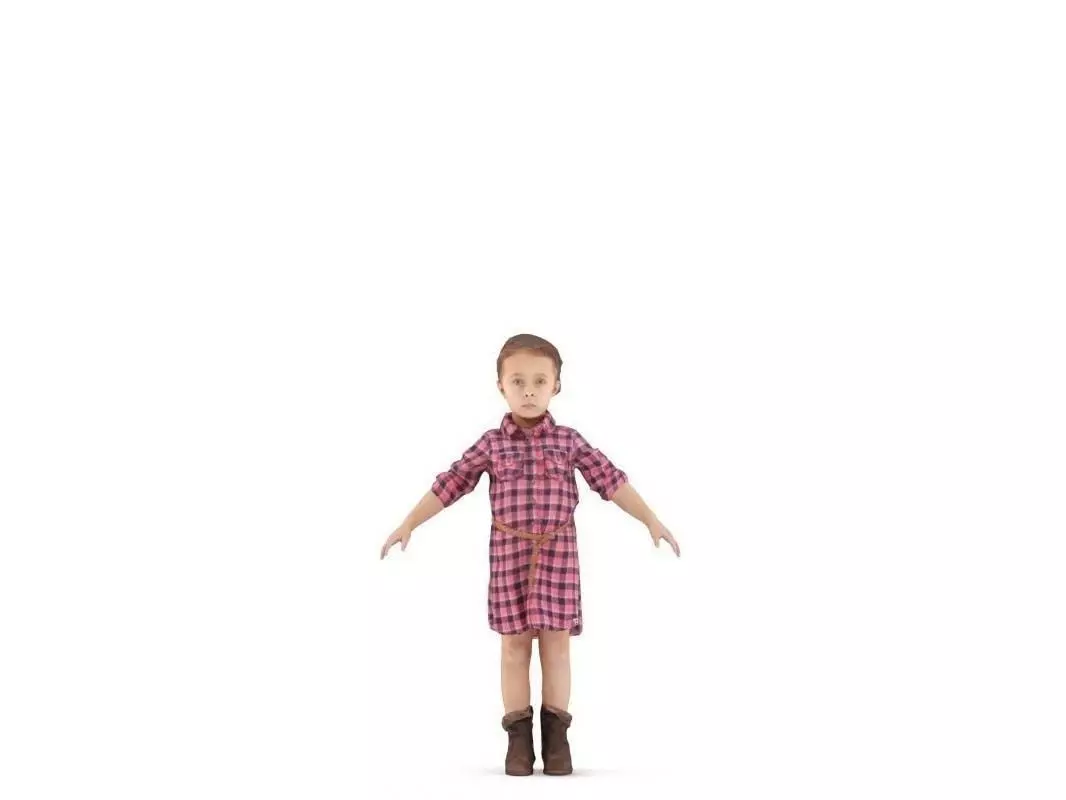 Liz rigged 2 3D model_0