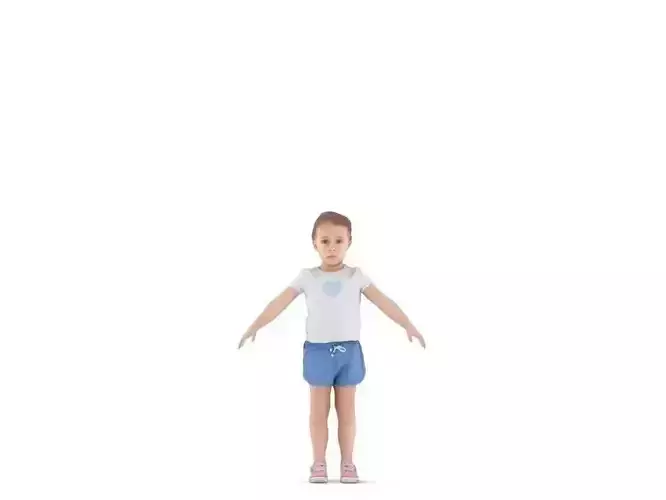 Liz rigged 1 3D model