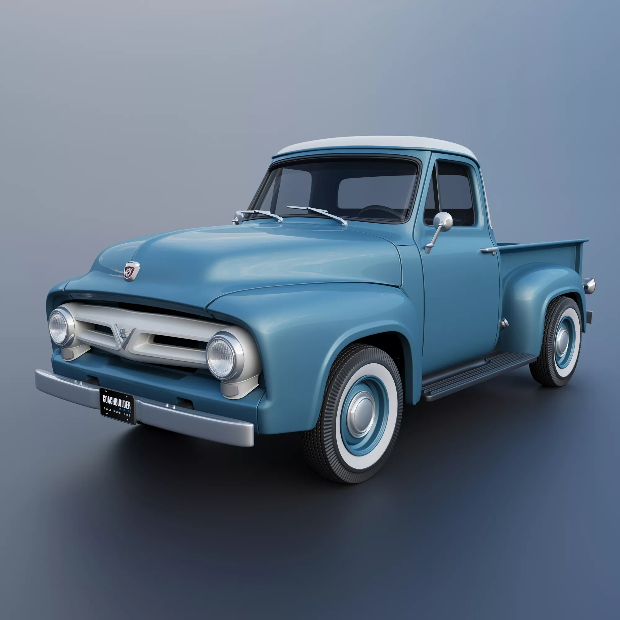 1953 F Pickup 3D print model