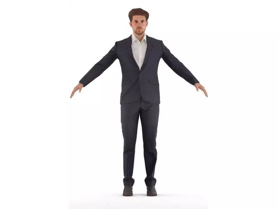 Michael rigged 1 3D model_0