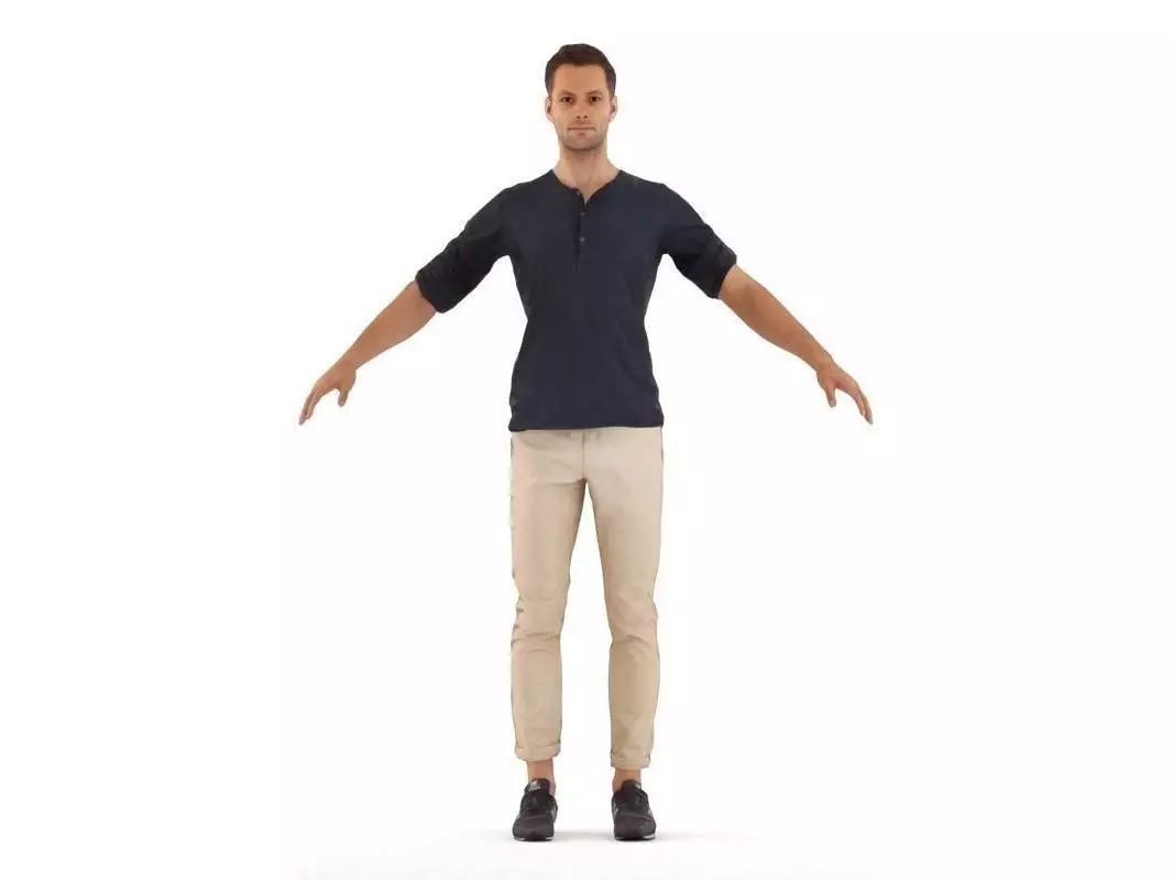 Eric rigged 3 3D model_0