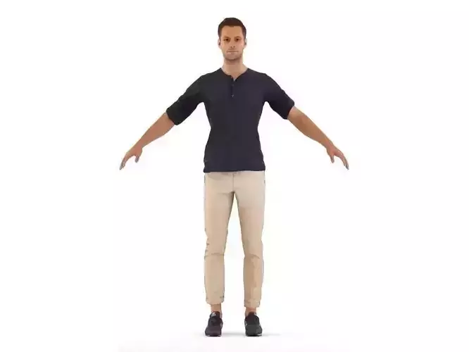 Eric rigged 3 3D model
