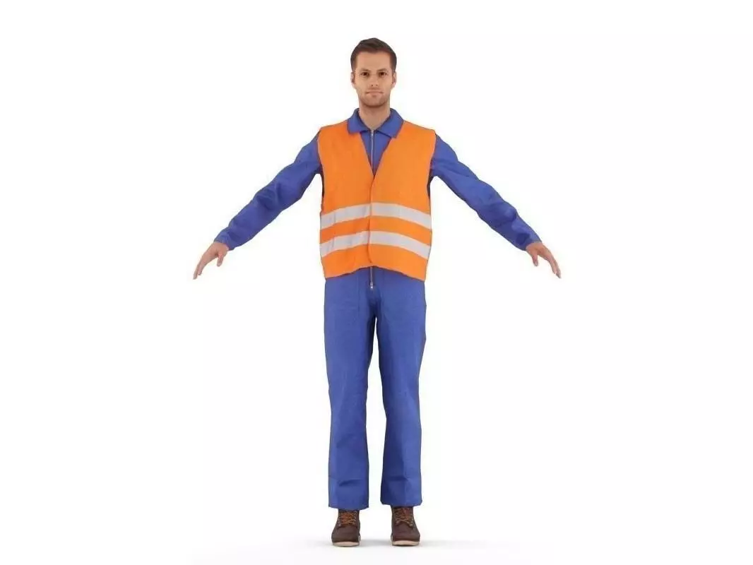 Eric rigged 4 3D model_0