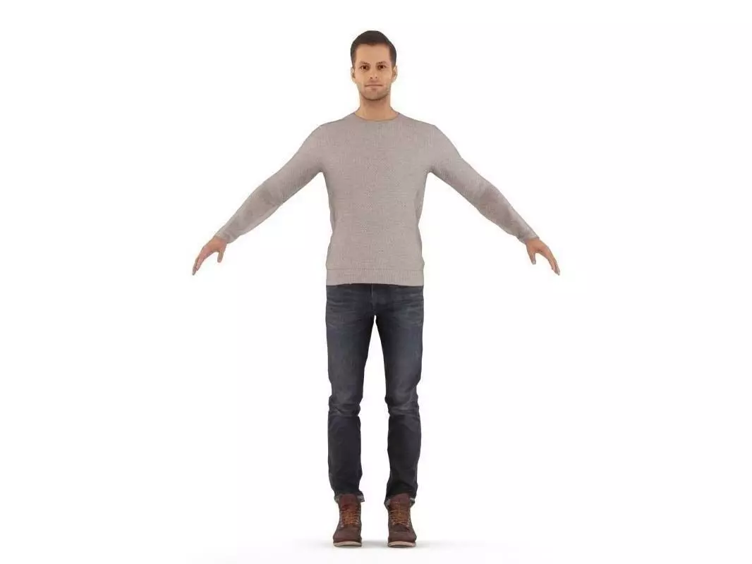 Eric rigged 2 3D model_0