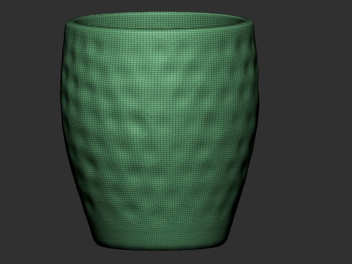 Amazing Red Glass Low-poly 3D model_4