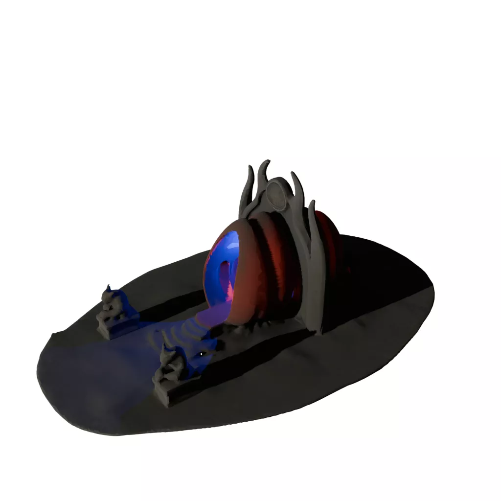 Demonic Shrine 037 3D model