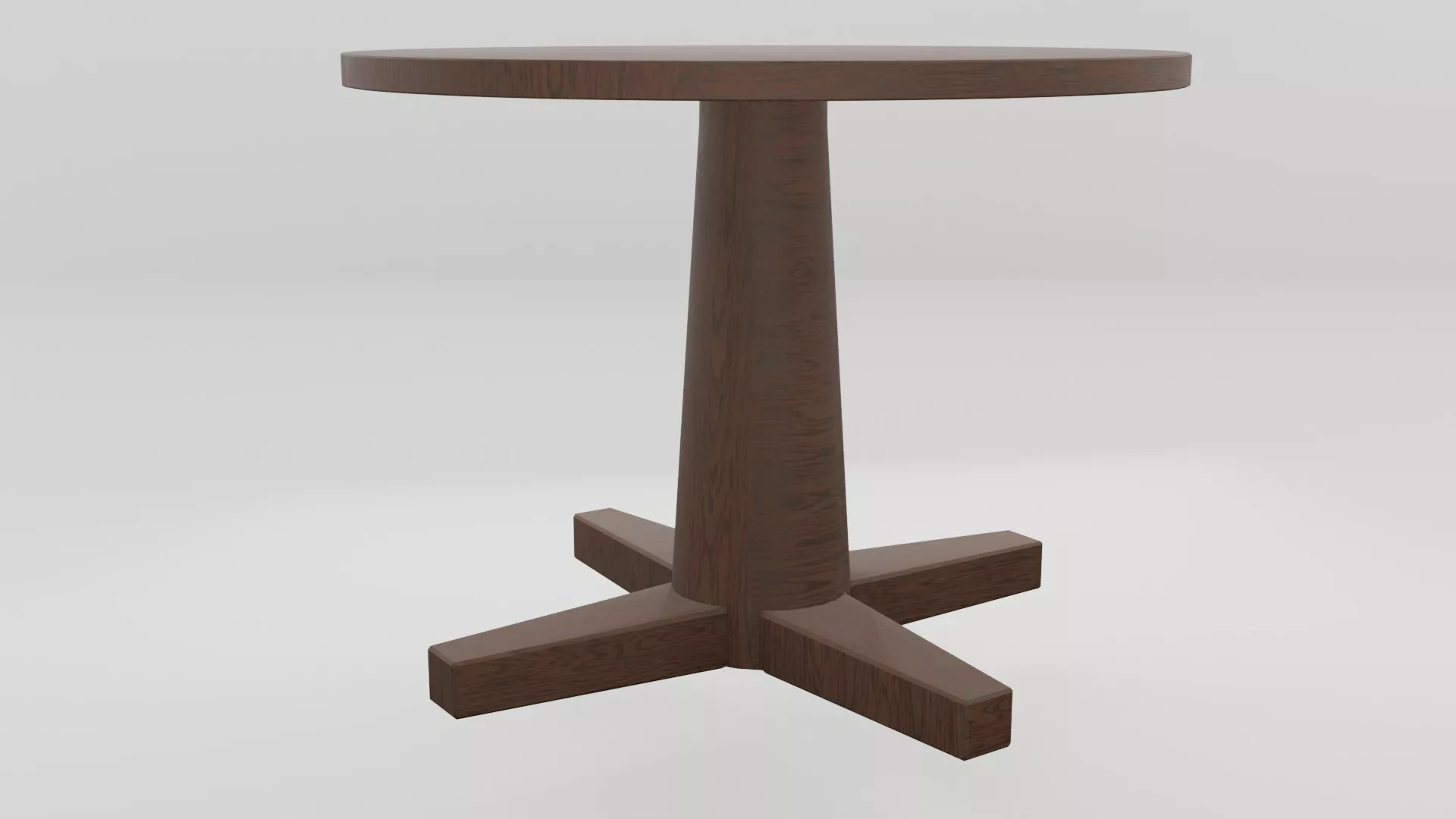 Round Table Low-poly 3D model