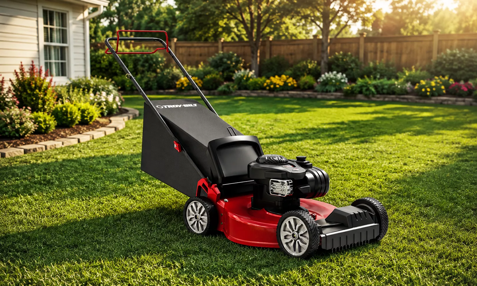 Gasoline Lawn Mower 3D model