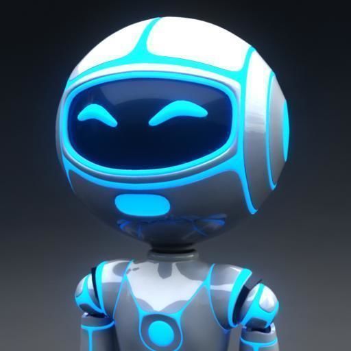 Full Rigged Robot Low-poly 3D model_16