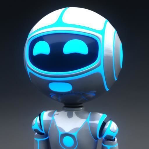 Full Rigged Robot Low-poly 3D model_8
