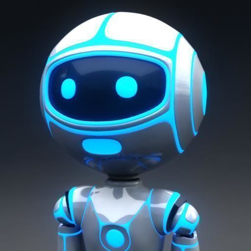Full Rigged Robot Low-poly 3D model_11